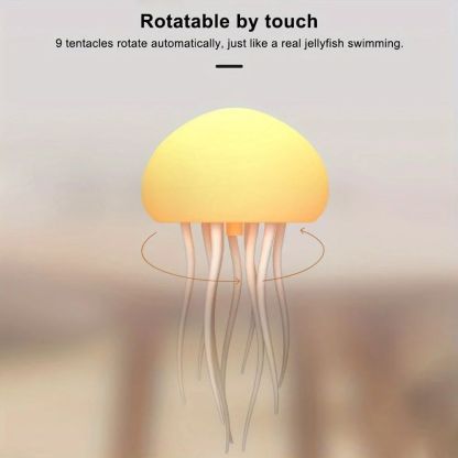 Rechargeable Dynamic Jellyfish LED Lamp, RGB Gradient, Voice Control, Hanging Indoor Light Table Lamp Decorative light