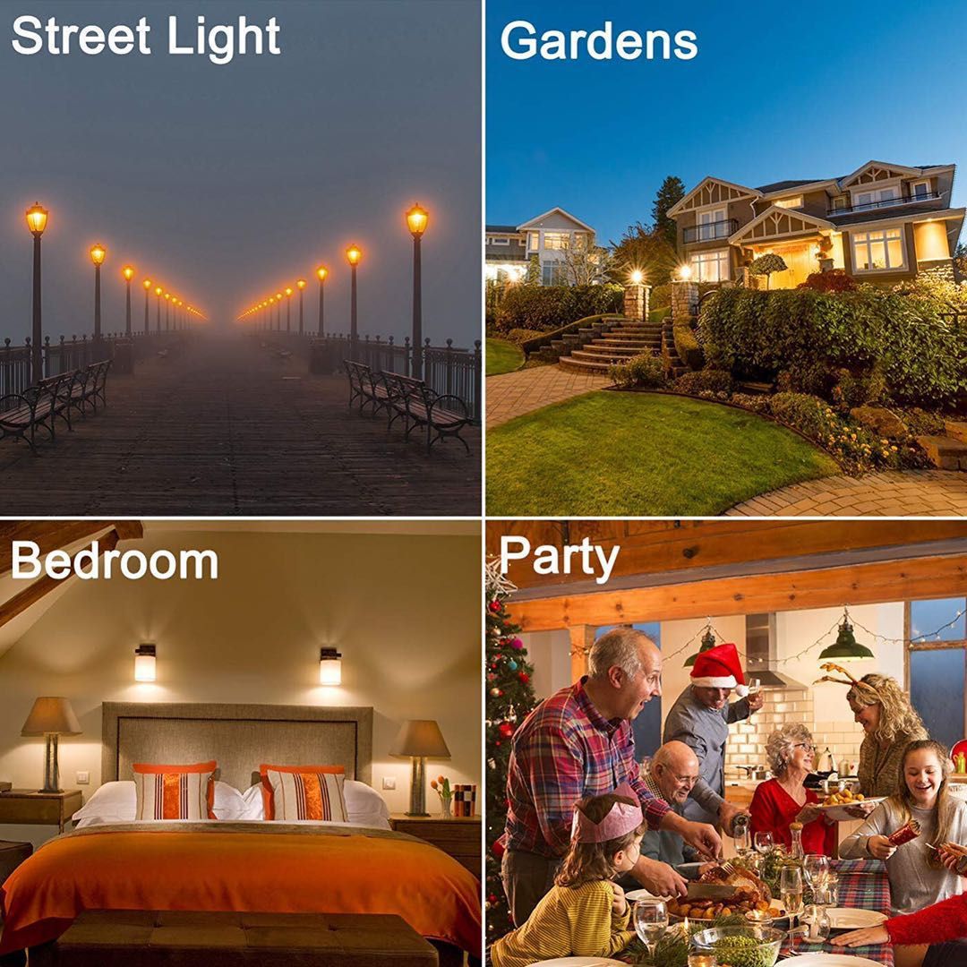 LED E27 Atmosphere Light Flame Flashing Candle Light 220V 110V Book Lamp Lighting Cigarette Lighter Effect Light