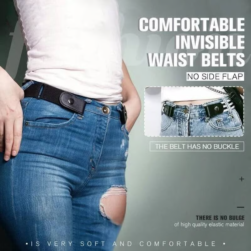 🔥🎁2025 New Year Hot Sale🎁🔥- Buckle-free Invisible Elastic Waist Belts