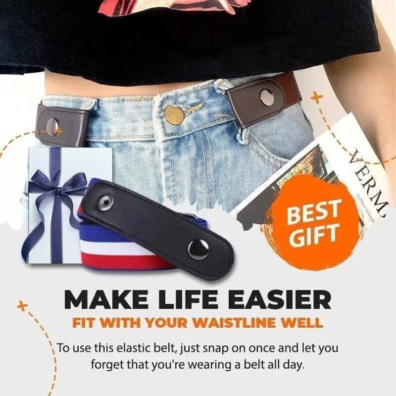 🔥🎁2025 New Year Hot Sale🎁🔥- Buckle-free Invisible Elastic Waist Belts