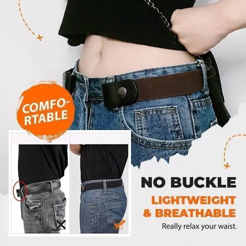 🔥🎁2025 New Year Hot Sale🎁🔥- Buckle-free Invisible Elastic Waist Belts