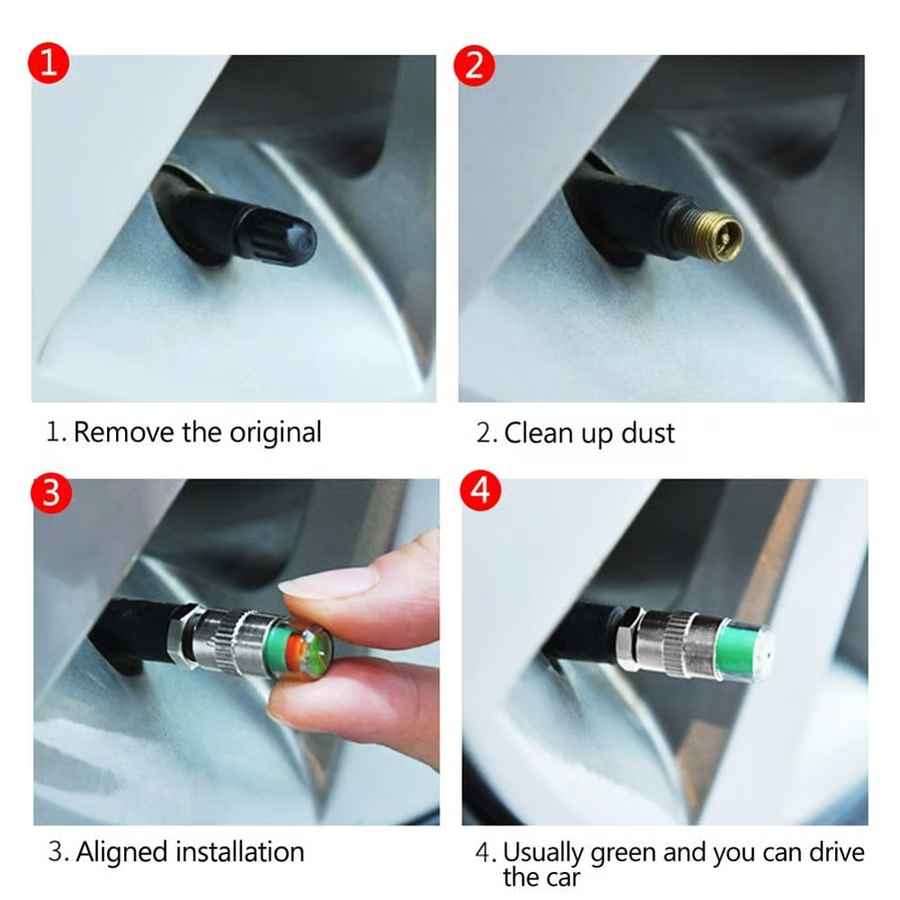 Exclusive Offer💥4PCS Automotive Pressure Monitor Valve Caps