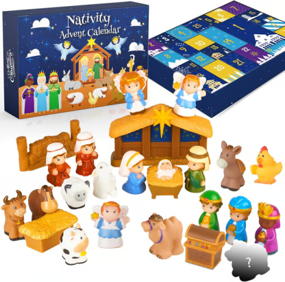 2025 Nativity Advent Calendar (25pcs) 💯NONTOXIC & ODORLESS