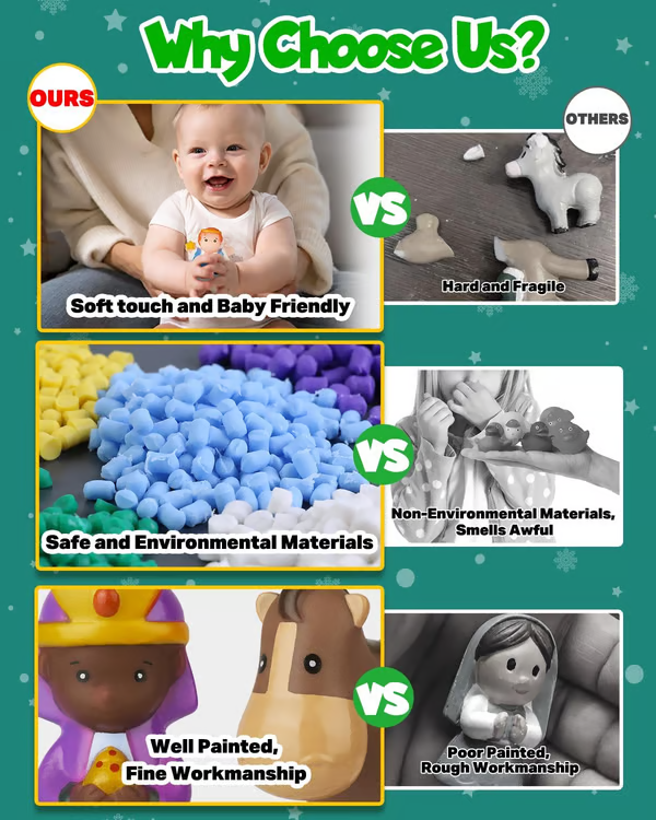 2025 Nativity Advent Calendar (25pcs) 💯NONTOXIC & ODORLESS