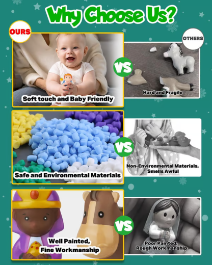 2025 Nativity Advent Calendar (25pcs) 💯NONTOXIC & ODORLESS