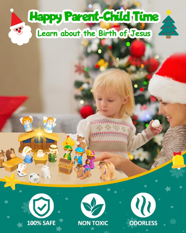 2025 Nativity Advent Calendar (25pcs) 💯NONTOXIC & ODORLESS