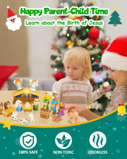 2025 Nativity Advent Calendar (25pcs) 💯NONTOXIC & ODORLESS