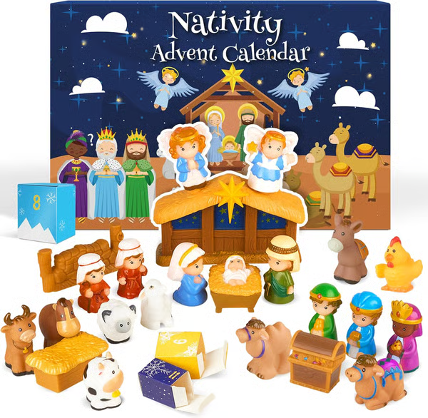 2025 Nativity Advent Calendar (25pcs) 💯NONTOXIC & ODORLESS