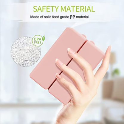 Daily Pill Organizer, 7 Compartments Portable Pill 