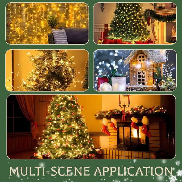 🎁🎄Early Christmas Promotion ⭐ Copper Wire Firecracker Light String