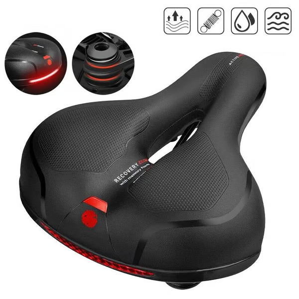 Extra Wide Comfort Bicycle Saddle