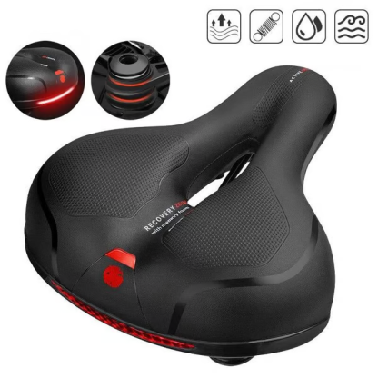 Extra Wide Comfort Bicycle Saddle