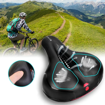 Extra Wide Comfort Bicycle Saddle