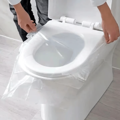 💥 Disposable Plastic Toilet Seat Cover - No Worry Of Public Toilet Anymore👋