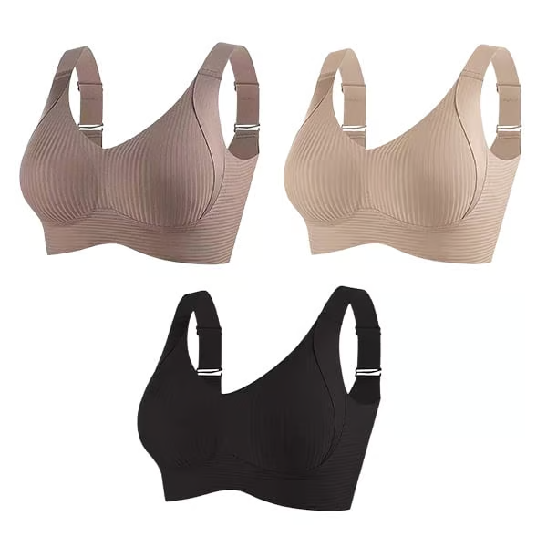 🔥Women's Ribbed Adjustable Wireless Bra