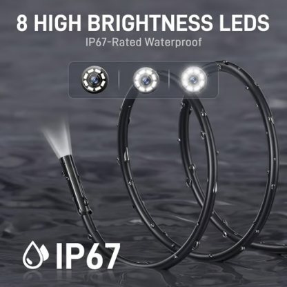 🔎 Plug-and-Play Endoscope Camera - Compatible with Android & iPhone & ipad for Direct Connection