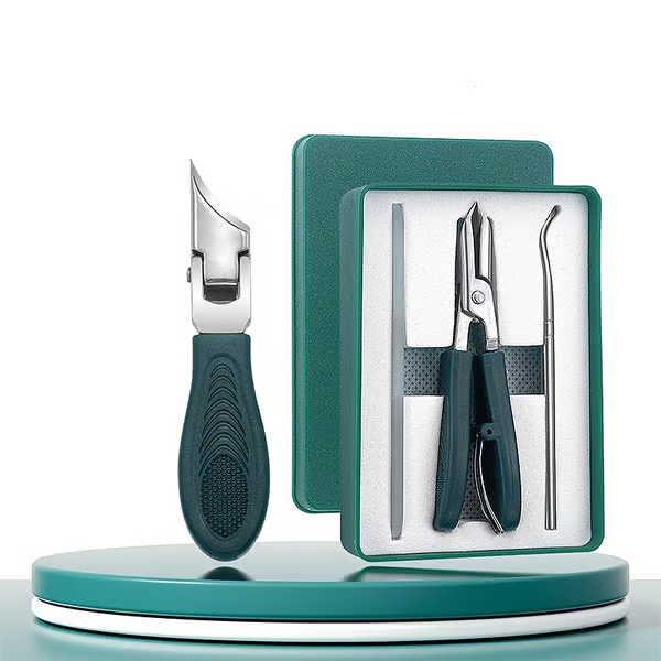 🔥Last Day Sale 49% OFF - Eagle Beak Angled Nail Clippers 3-Piece Set
