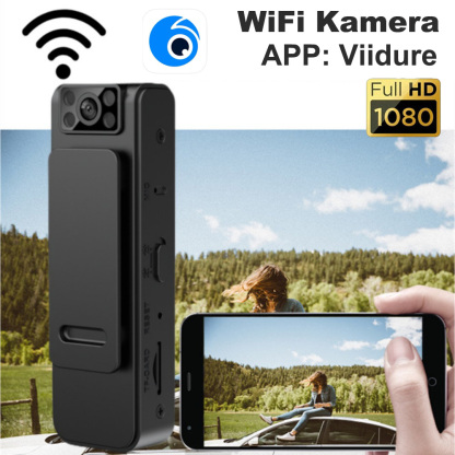 WIFI Mini Body Camera Video Recorder HD 1080P Wearable Police Body Cam Night Vision Law Enforcement Security Guard Home