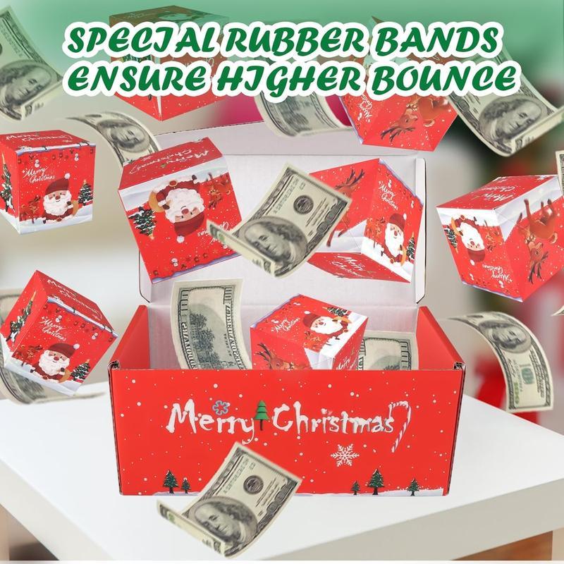 Surprise Gift Box Explosion Unique Folding Bouncing Red Envelope Cash 