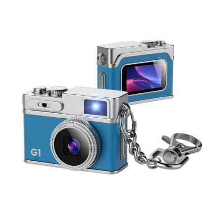 Mini Retro Camera with 1080P Video, 12MP Photos, Keychain Digital Camera