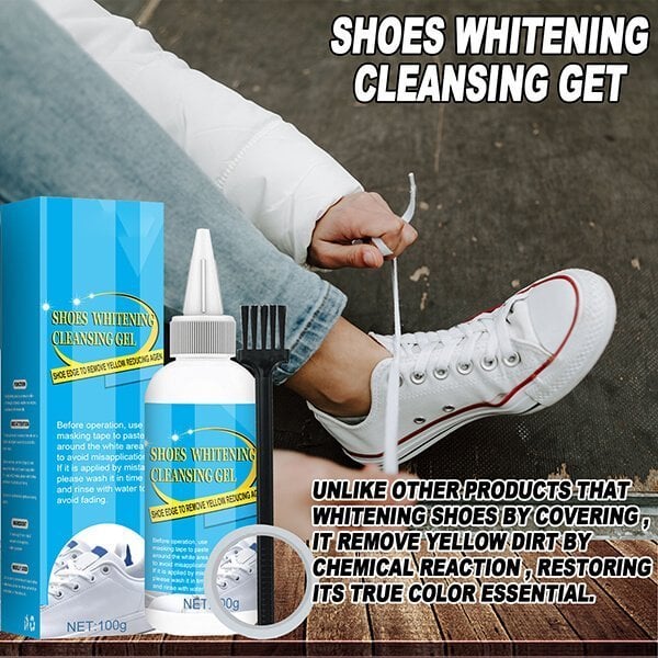 💥Summer Hot Sale 48% OFF💥 Shoes Whitening Cleansing Gel - Buy 2 Get 1 Free