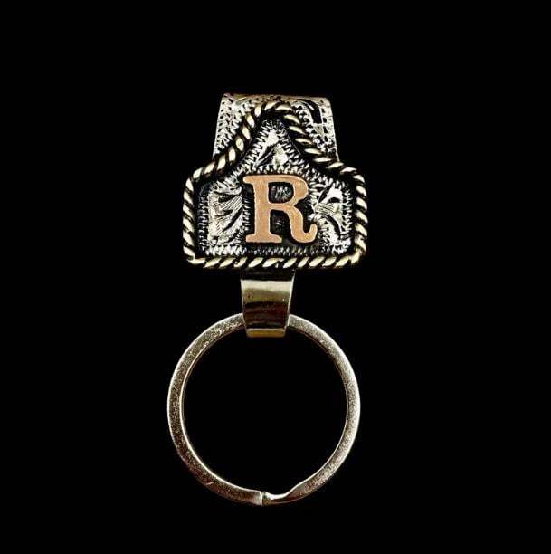 🤠Vintage Letter Keychain