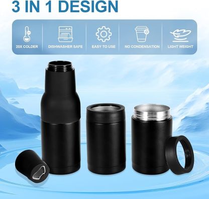 🔥LAST DAY 49% OFF - Beer Bottle and Can Cooler with Beer Opener