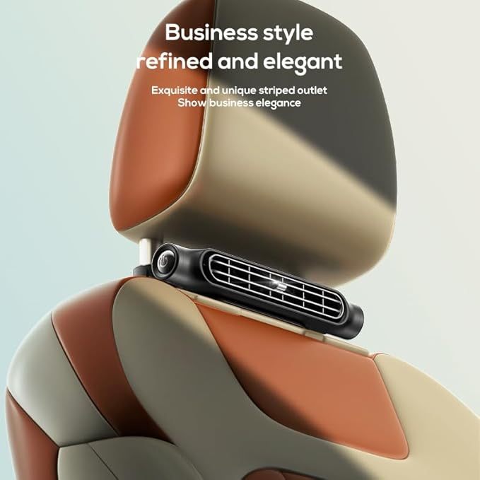 🔥Hot Sale 49% OFF🔥Car Seat Fan USB Plug-in Dual Turbo High Wind Power Car Interior Rear Pillow Car Fan