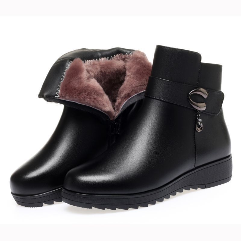 Women's Soft Sole Wedge Boots: Warm Winter Style
