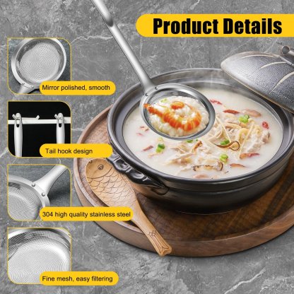 Fine Mesh Stainless Steel Colander