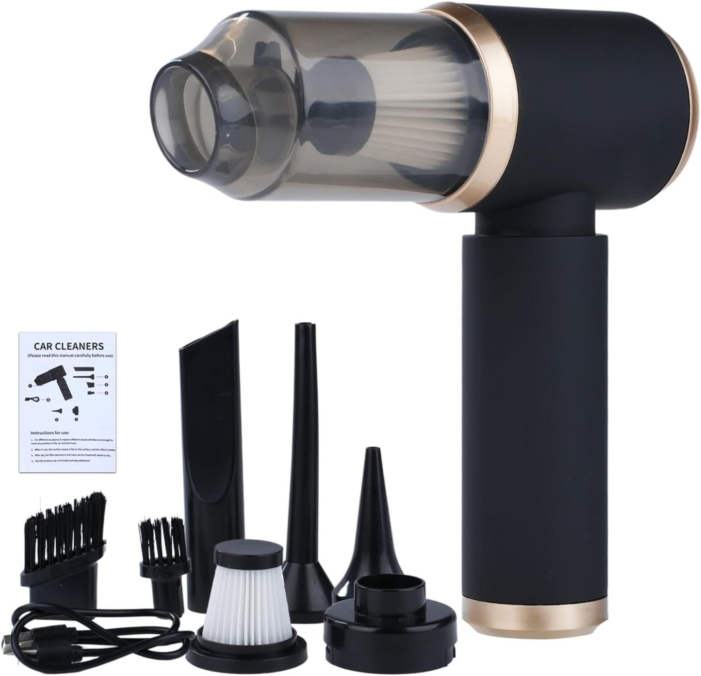 🔥Flash Sale 50%-OFF🔥Wireless Handheld Car Vacuum Cleaner, 16000Pa Vacuum Cleaner and Air Duster,