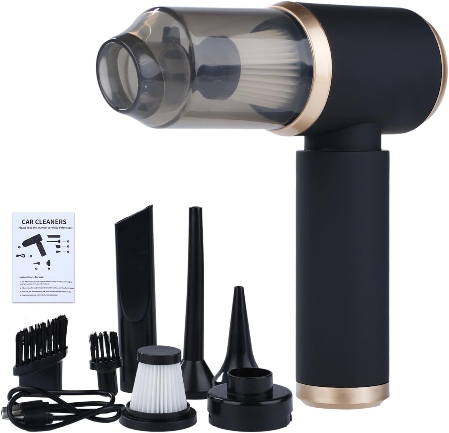 🔥Flash Sale 50%-OFF🔥Wireless Handheld Car Vacuum Cleaner, 16000Pa Vacuum Cleaner and Air Duster,