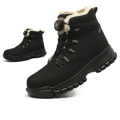 FREE SHIPPING ✈ Waterproof Safety Boots Men Indestructible Steel Toe Work Boots Anti-smash Stab-resistant Safety Shoes