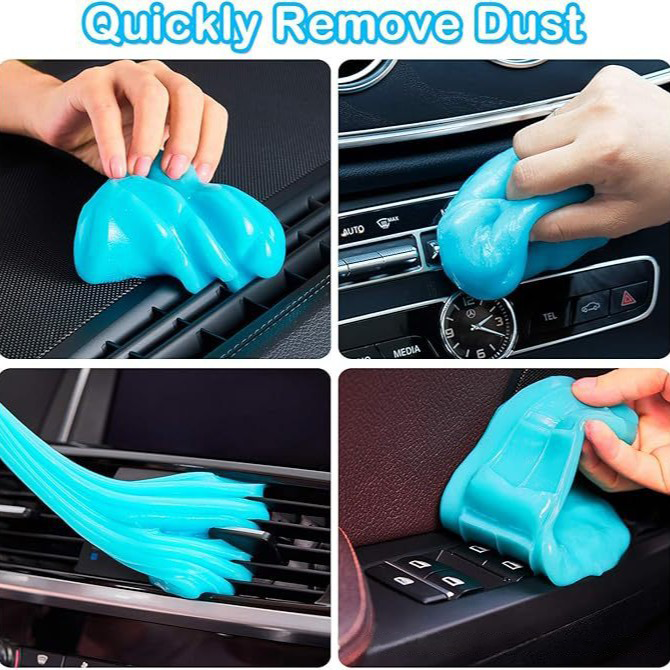 Cleaning soft rubber car products