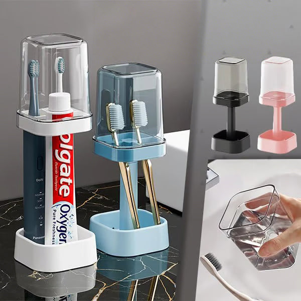 🎁 Stylish Toothbrush Holder with Cover