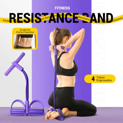 �?025 Hot Sale🔥32 Fitness Resistance Bands-4 Tube Pedal Ankle Puller