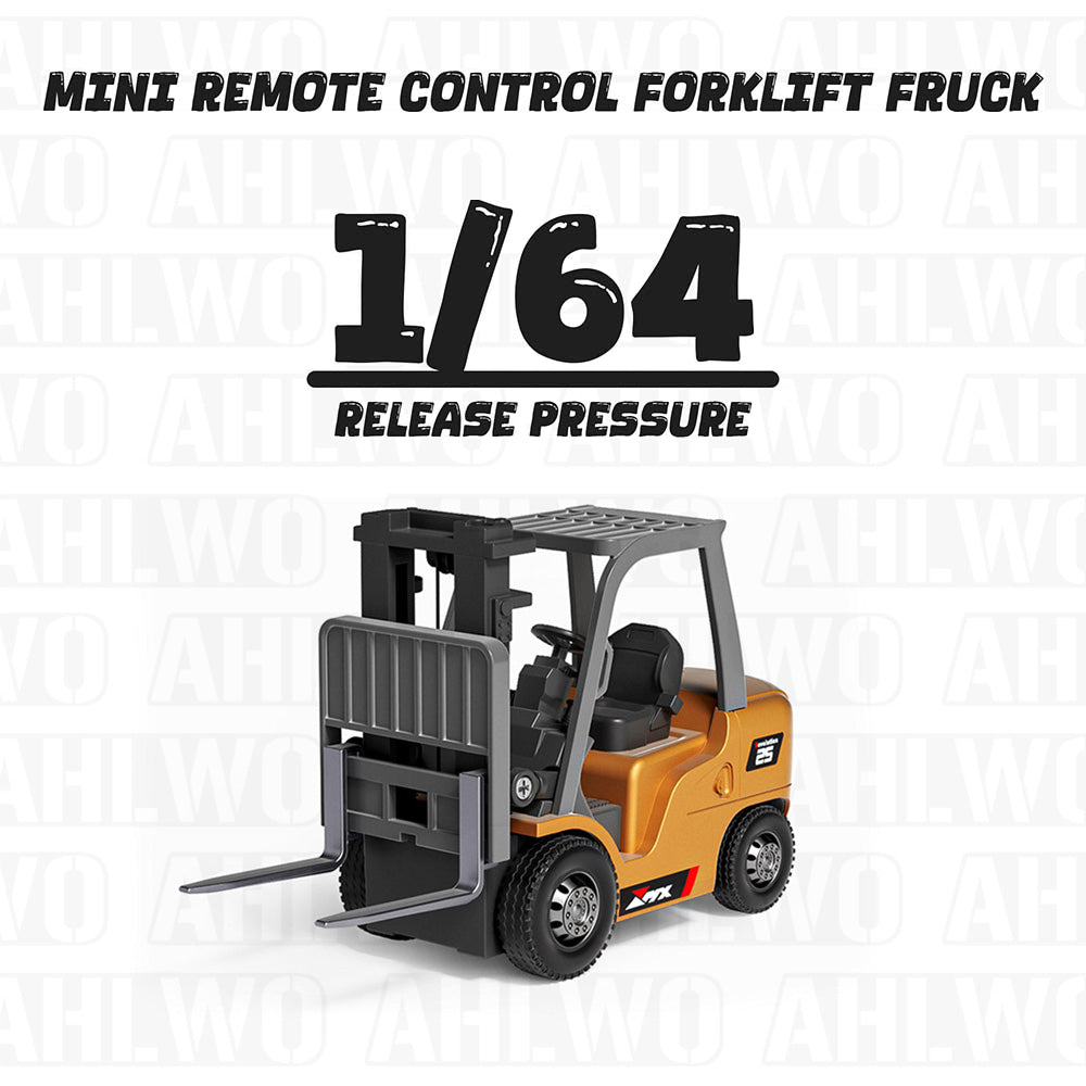 Desktop Fun 🎁 Mini Remote Control Forklift Truck Toy 
