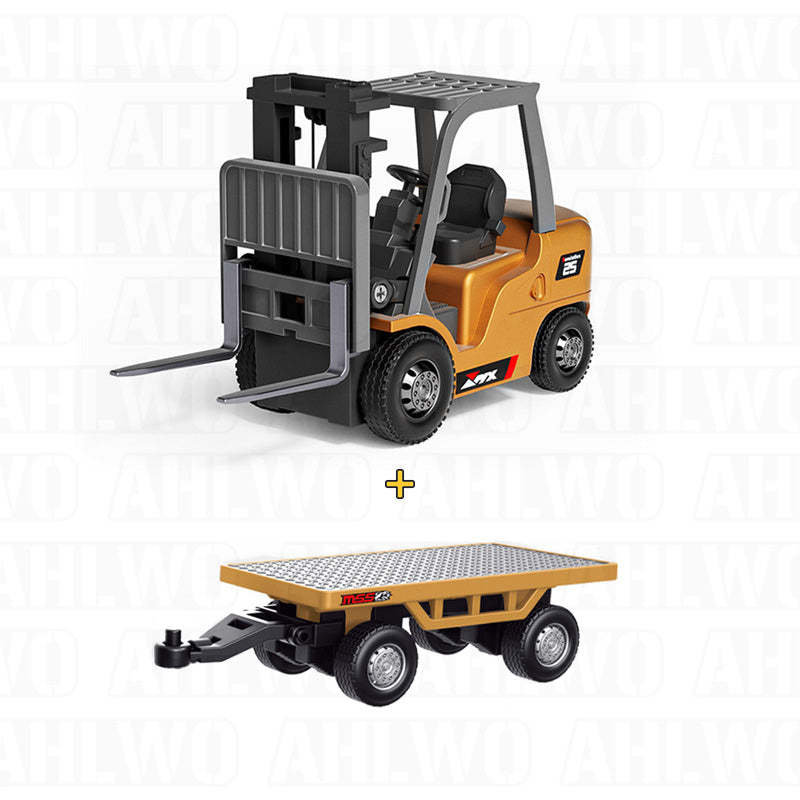 Desktop Fun 🎁 Mini Remote Control Forklift Truck Toy 