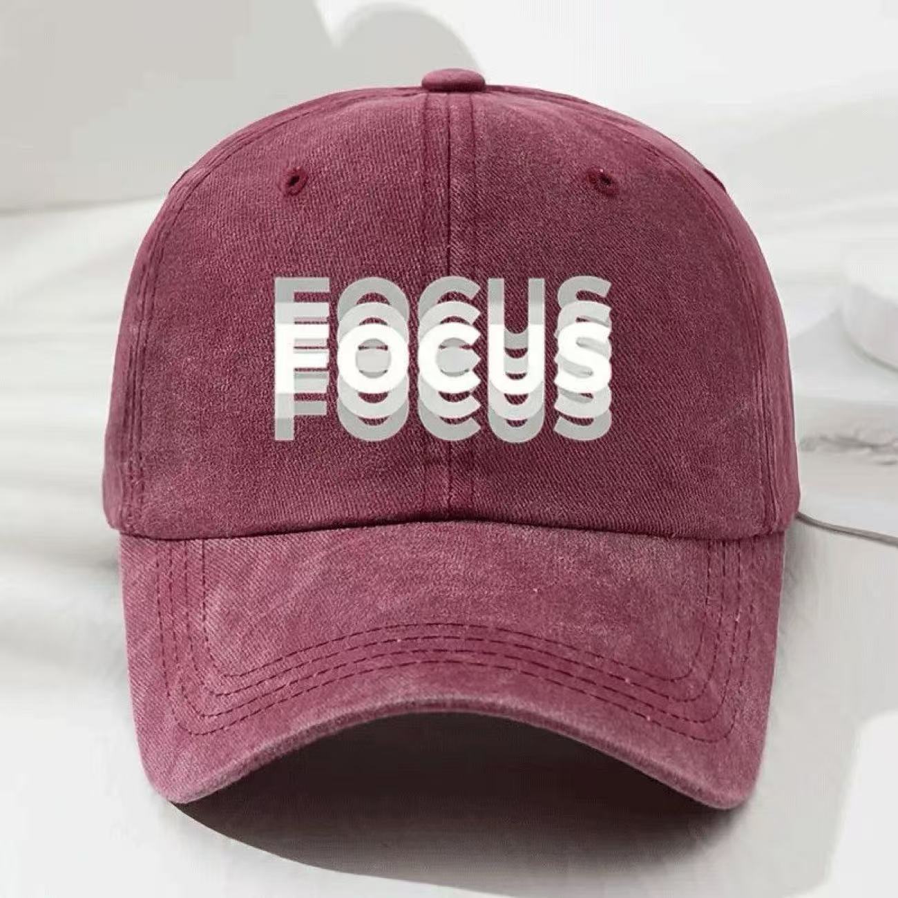 🔥"Focus" Unisex Print Hat