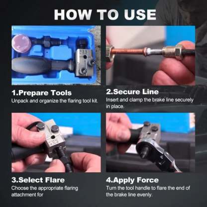 🔩Universal Car Brake Line Flaring Tool Kit