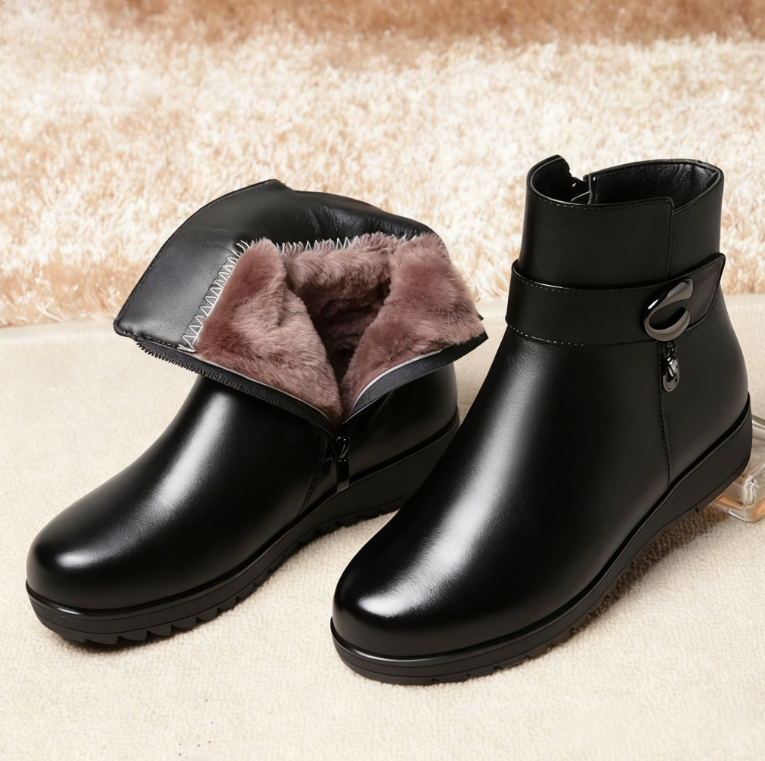 Women's Soft Sole Wedge Boots: Warm Winter Style