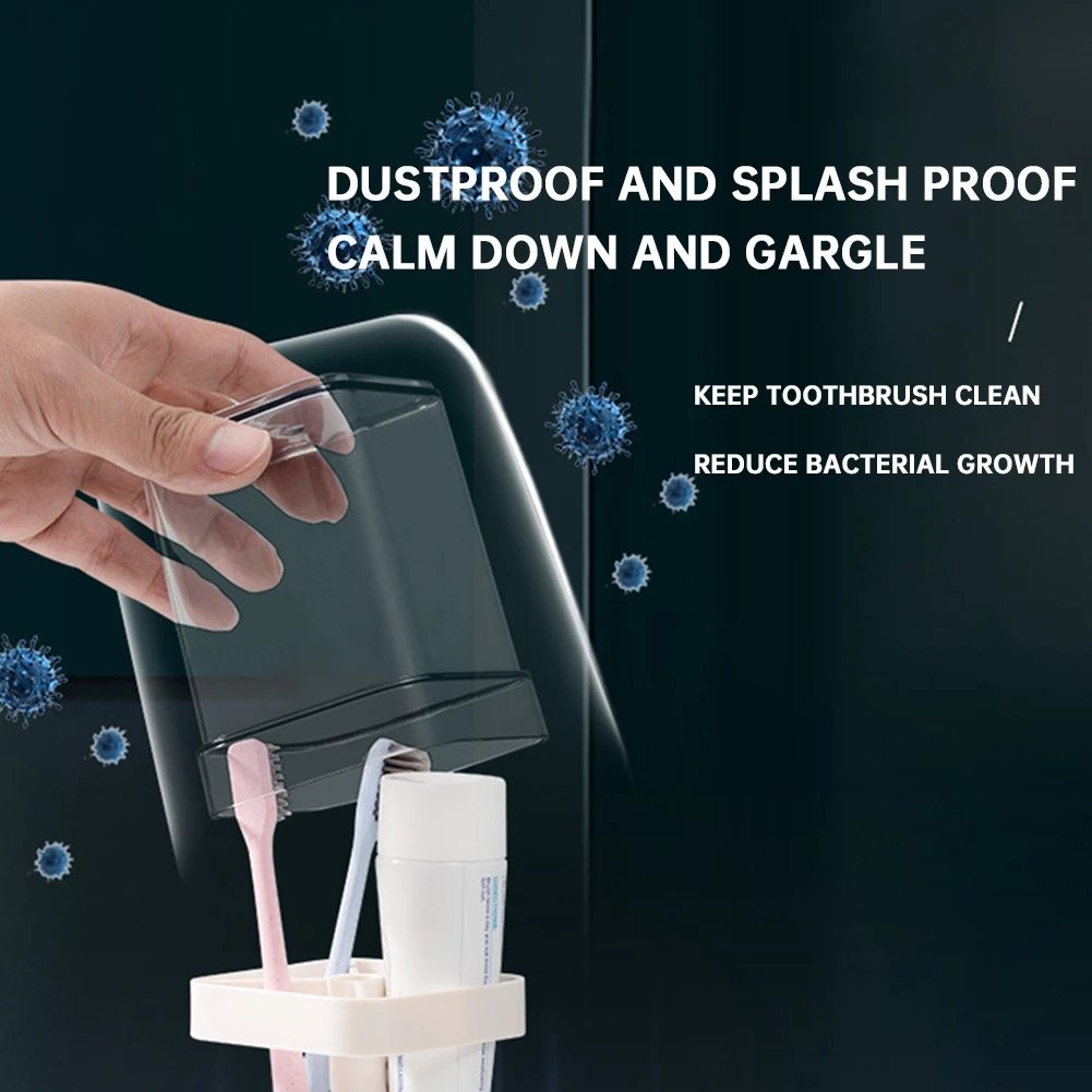 🎁 Stylish Toothbrush Holder with Cover