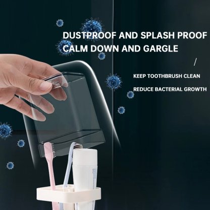 🎁 Stylish Toothbrush Holder with Cover