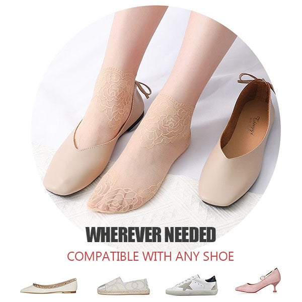 💋 Ladies Fashion Lace Socks