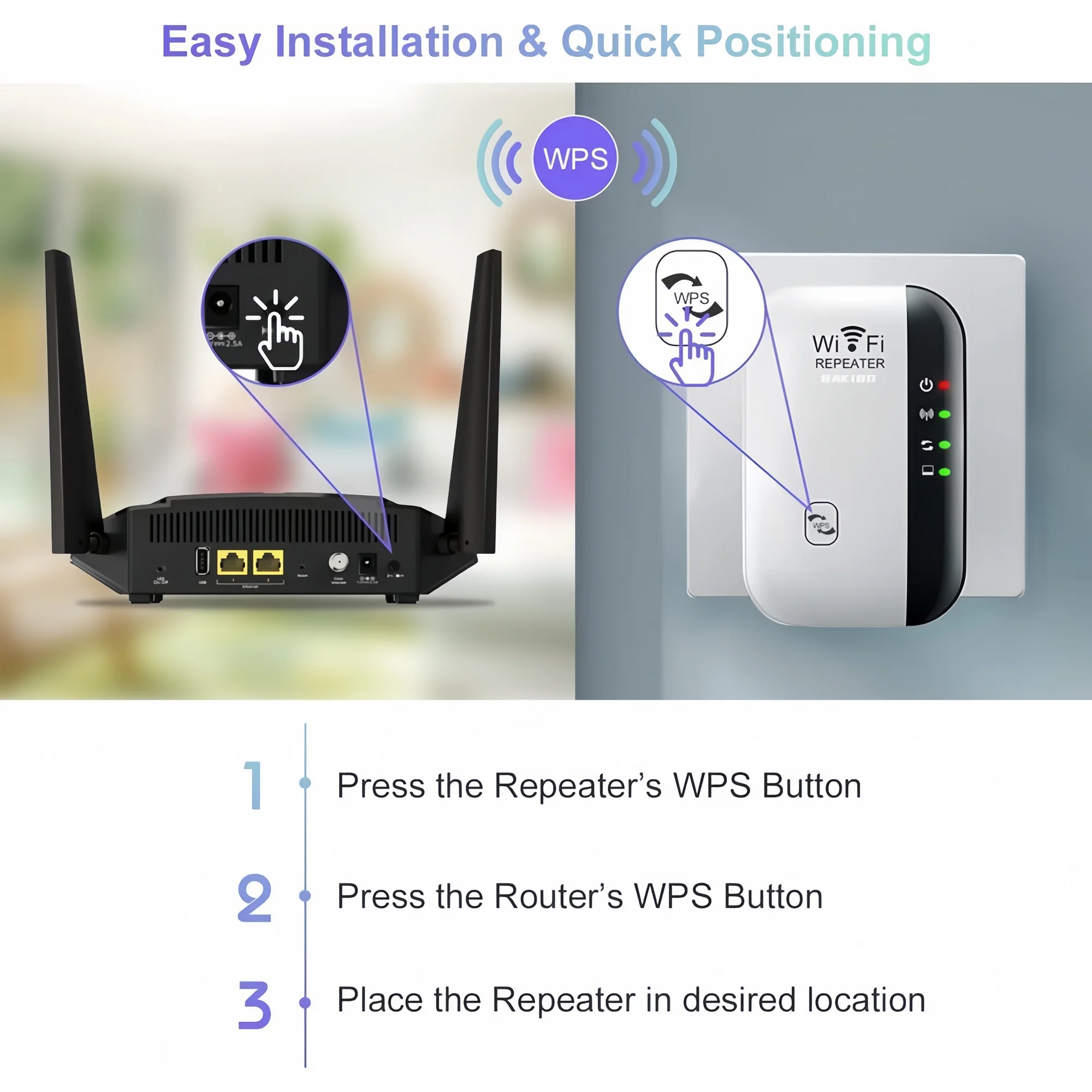 🔥40%OFF-WiFi Extender/Signal Booster for Home Use (Universal)