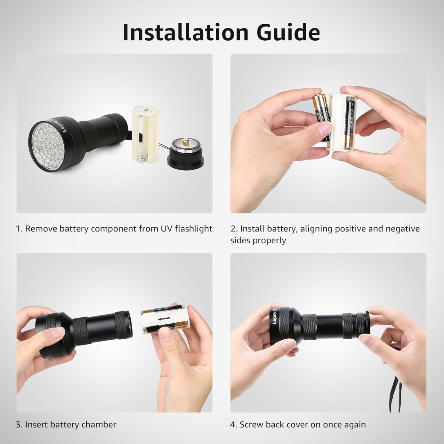 ✨Home Essentials🛡️LED 395nm Flashlight Detector for Dogs, Urine Stains, Bedbugs, and Scorpions