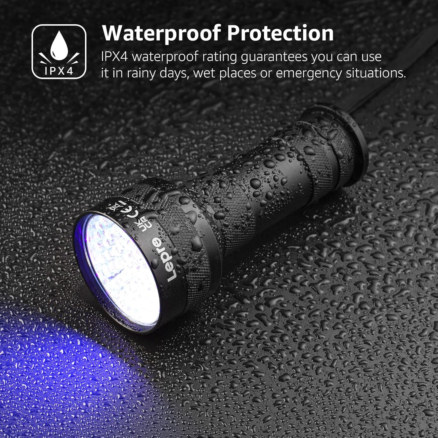 ✨Home Essentials🛡️LED 395nm Flashlight Detector for Dogs, Urine Stains, Bedbugs, and Scorpions