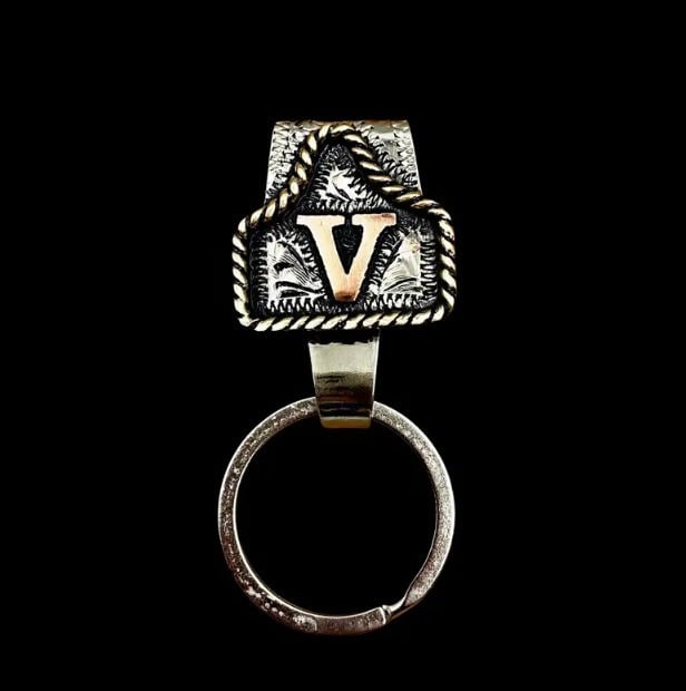 🤠Vintage Letter Keychain