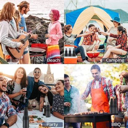 🔥LAST DAY 49% OFF - Beer Bottle and Can Cooler with Beer Opener