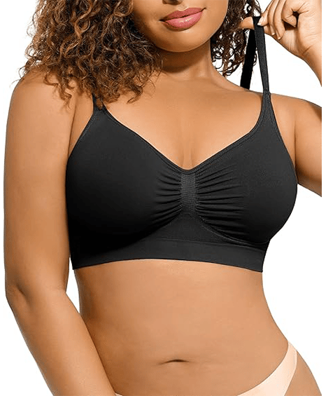 🏆Flash Sale⚡Women's Full Coverage Non-Padded Wireless Sculpt Bra